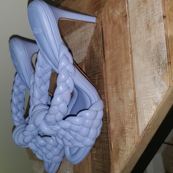 Alexandre BirmanCarlotta 85 Nappa Leather Sandal in Caribbean Blue - Picture 5 of 6